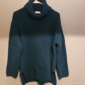 Abercrombie & Fitch Teal Turtleneck Sweater